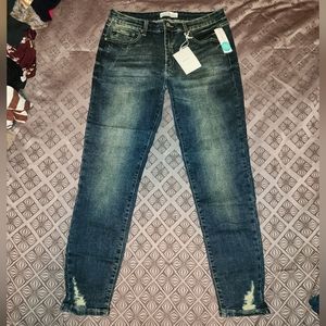 Kancan skinny distressed jeans
